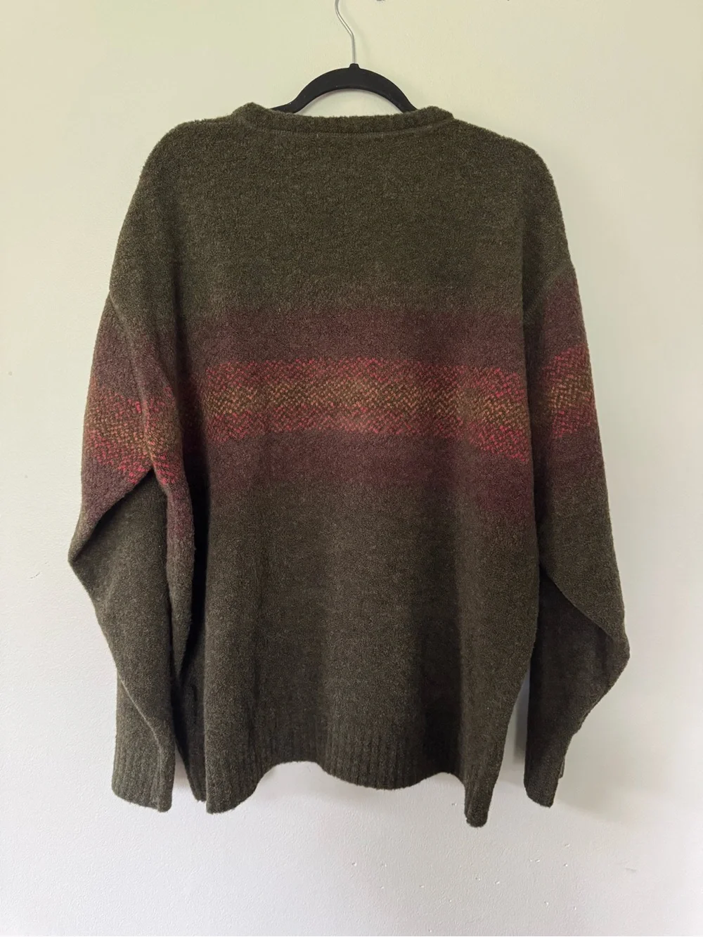 Vintage Northern Isles XL Merino Wool Lambs Wool Knit Pullover Sweater